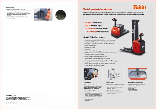 stacker brochure