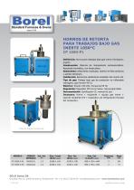 Hornos de retorta para trabajos bajo gas inerte 1050°C - 1