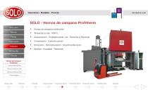 Presentación SOLO Swiss Group. Hornos industriales para el tratamiento térmico de metales. - 10