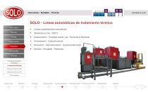 Presentación SOLO Swiss Group. Hornos industriales para el tratamiento térmico de metales. - 11