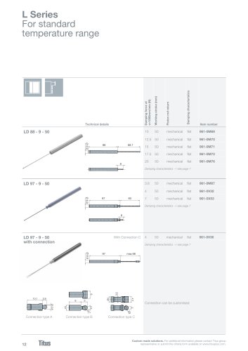 L Series For standard temperature range