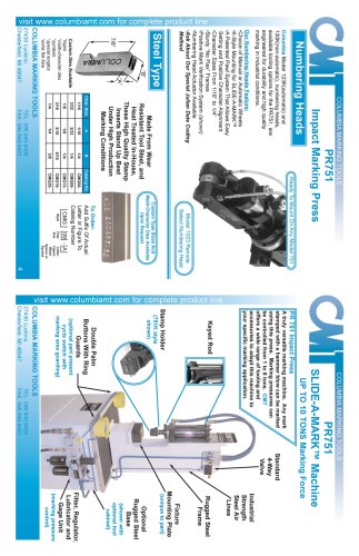 PR751 Slide-a-Mark Machine