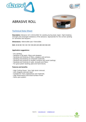 Abrasive Roll TSAR