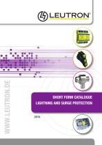 SHORT FORM CATALOGUE LIGHTNING AND SURGE PROTECTION