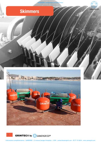 Skimmer contra polucion marina