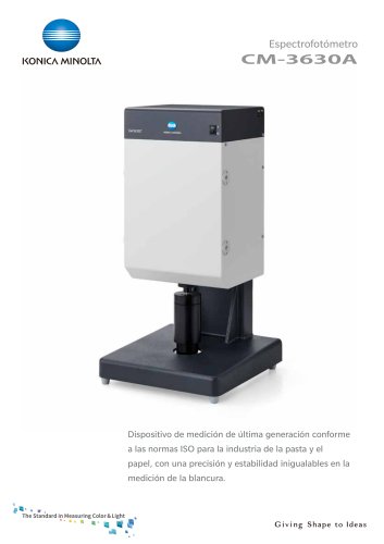 Espectrofot&oacute;metro CM-3630A