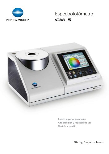 Espectrofot&oacute;metro CM-5