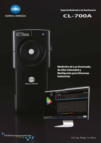 Espectrofot&oacute;metro de Iluminancia CL-700A