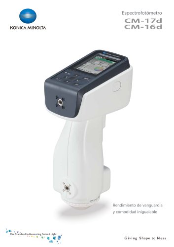 Espectrofot&oacute;metro port&aacute;til  CM-17d