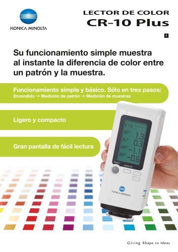 Lector de Color CR-10Plus