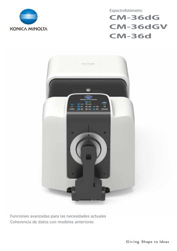 Serie de espectrofotómetros CM-36