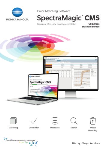 SpectraMagic&trade; CMS Color Matching Software