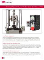 Electrically Operated Pump with One-Touch Operation