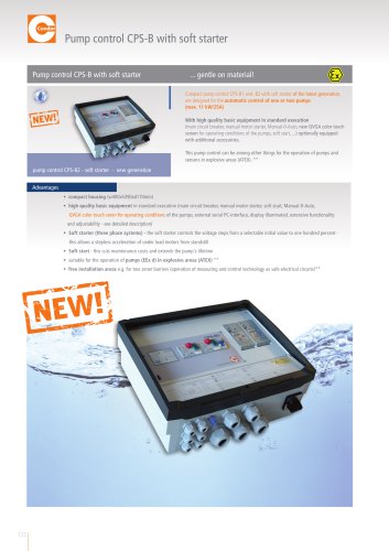 Pump Control CPS-B With Soft Start - New Generation