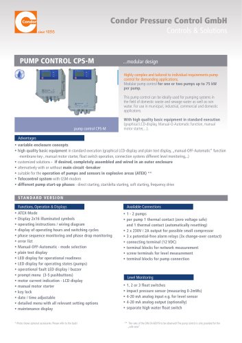 PUMP CONTROL CPS-M