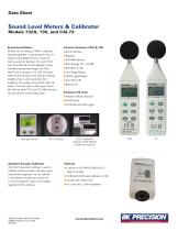 Sound Level Meters & Calibrator Models 732A, 735, and CAL73