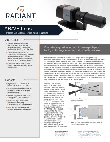 AR/VR Lens