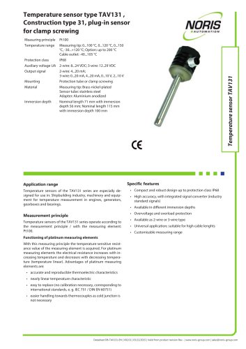 Datasheet TAV131