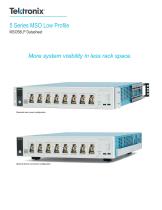 5 Series MSO Low Profile MSO58LP Datasheet