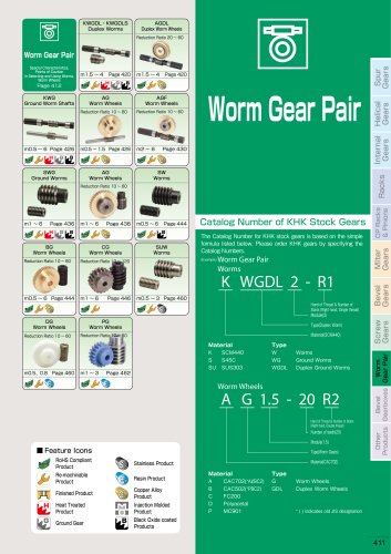 KHK Worm Gears Catalogue