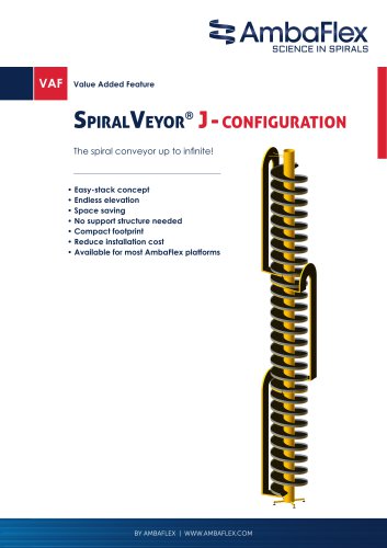 SpiralVeyor® J -configuration