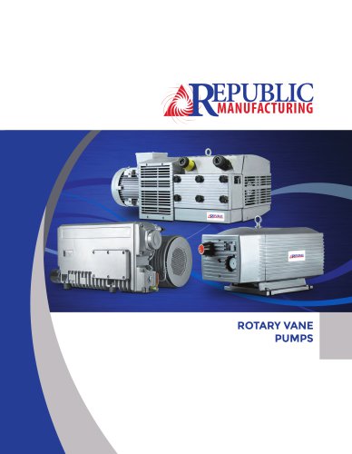 ROTARY VANE PUMPS