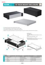 19” RACK MOUNT ENCLOSURE - AUXR series