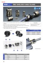 AGE series - EMC SHIELDED CABLE GLAND