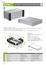 AUPRE series - EMC SHIELDED 19" ENCLOSURE with DETACHABLE PANELS
