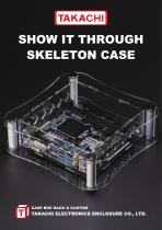 Custom Sized Acrylic Box with Corner Guard - SKGF series