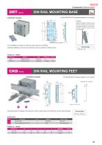 DRT series - DIN RAIL MOUNTING BASE