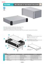 EMC SHIELDED 19” RACK MOUNT ENCLOSURE - AUXRE series