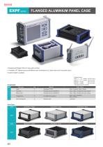 EXPF series - FLANGED ALUMINIUM PANEL CASE