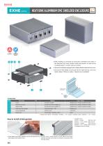 HEATSINK ALUMINIUM EMC SHIELDED ENCLOSURE - EXHE series