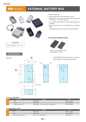MD series - BATTERY BOX