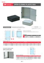 OP series - OPEN/CLOSE PLASTIC BOX