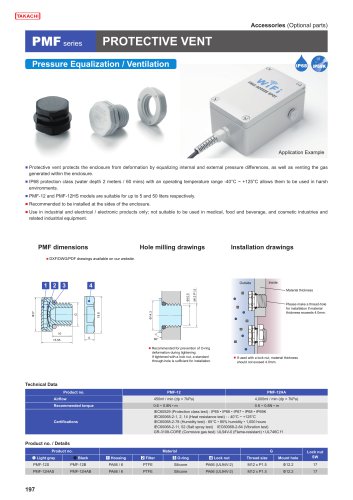 PMF series - PROTECTIVE VENT