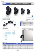 REL series - RIGHT ANGLED CABLE GLAND