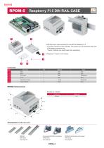 RPDM-5 - Raspberry Pi 5 DIN RAIL CASE