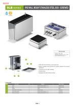 SLB series - IP65 WALLMOUNT STAINLESS STEEL BOX