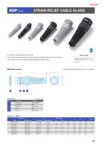 STRAIN RELIEF CABLE GLAND - RSP series