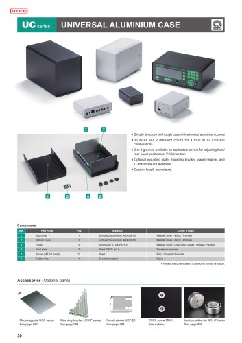 UC series - UNIVERSAL ALUMINIUM CASE
