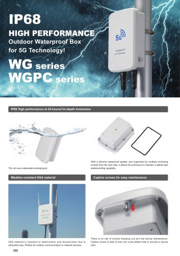 WGPC series - IP68 WATERPROOF PC+ASA BOX