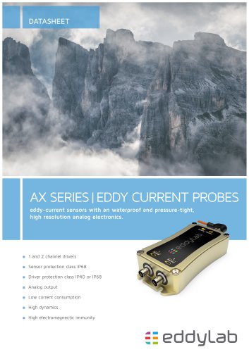 AX SERIES|EDDY CURRENT PROBES