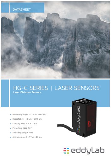 HG-C series, Laser distance sensors