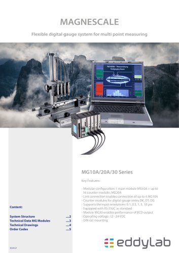 MG-10A/20A/30 Multi point measuring device - Magnescale ®