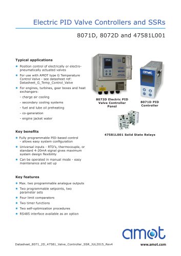 8072D Bulkhead Mount Controller