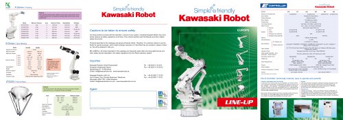 Todos Los Catálogos Y Folletos Técnicos Kawasaki Robotics GmbH