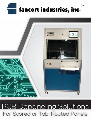 PCB Depaneling Solutions For Scored or Tab-Routed Panels