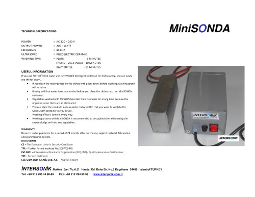 MiniSONDA